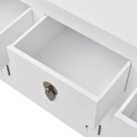  Mała komoda w stylu chińskim, lite drewno, biała Lumarko!