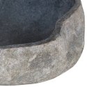  Owalna umywalka z kamienia rzecznego, 46-52 cm Lumarko!