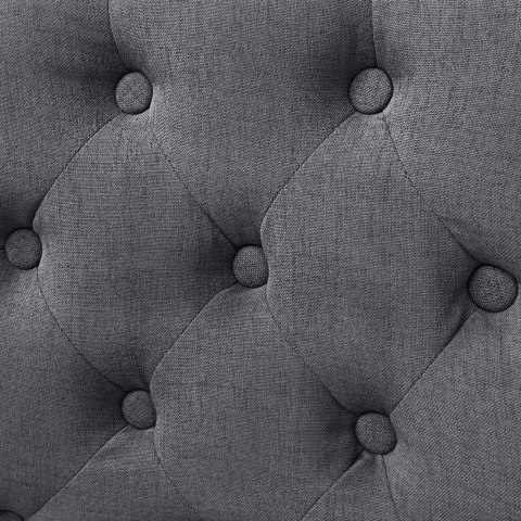  Krzesła stołowe, 2 szt., ciemnoszare, tkanina Lumarko!