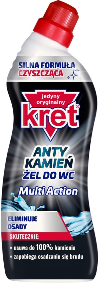Kret Żel Do Wc Multi Action Anty Kamień 750g..