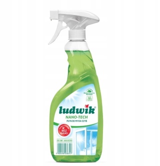 Ludwik Płyn Do Mycia Szyb Nano-Tech Zielone Jabłuszko 600ml..