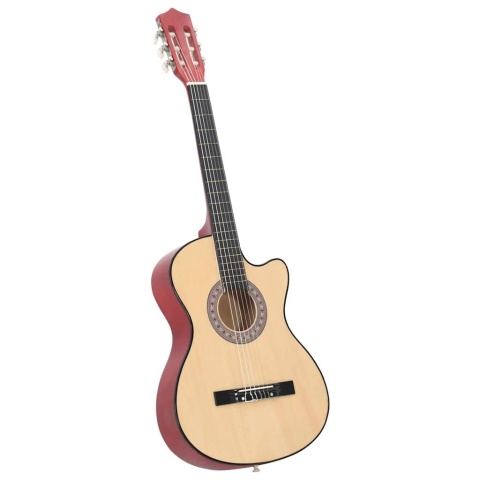 12-cz. zestaw z gitarą akustyczną z wycięciem, 6 strun, 38" Lumarko!