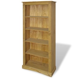  Biblioteczka w meksykańskim stylu Corona, sosna, 81x29x170 cm Lumarko!