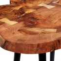  Stolik barowy plastry drewna akacjowego 90x60x110 cm Lumarko!
