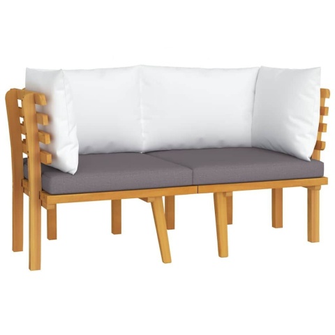  2-osobowa sofa ogrodowa z poduszkami, lite drewno akacjowe Lumarko!