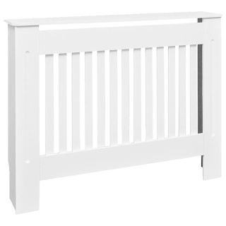  Biała osłona na kaloryfer, płyta MDF, 112 cm Lumarko!