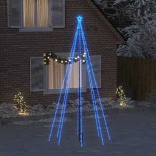  Choinka z lampek, wewn./zewn., 576 niebieskich diod LED, 3,6 m Lumarko!
