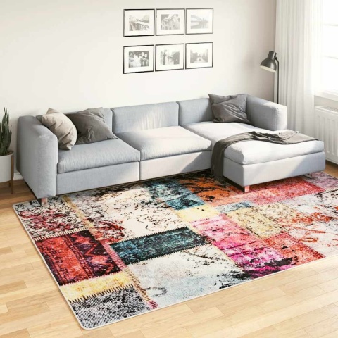  Dywan z możliwością prania, patchwork, 190x300 cm, kolorowy Lumarko!