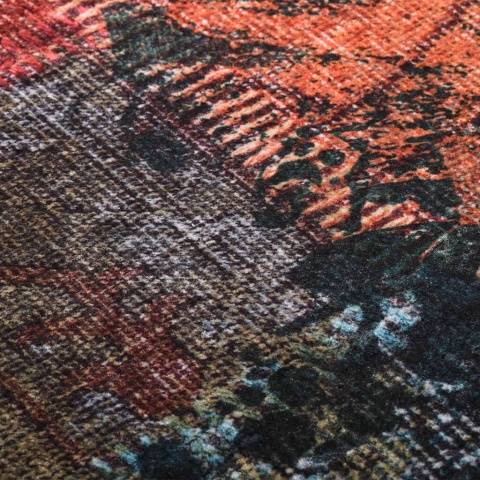 Dywan z możliwością prania, patchwork, 80x150 cm, kolorowy Lumarko!