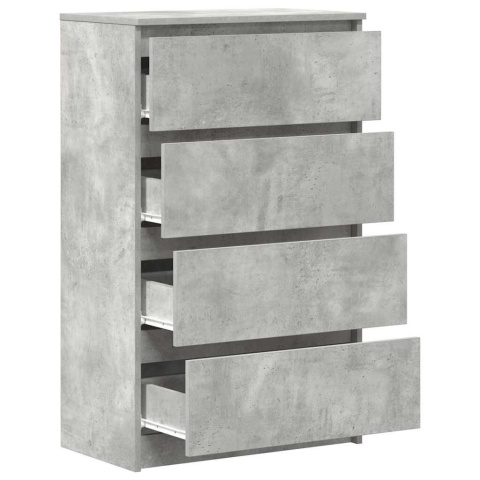  Komoda, betonowa szarość, 60 x 35 x 98,5 cm, płyta wiórowa Lumarko!