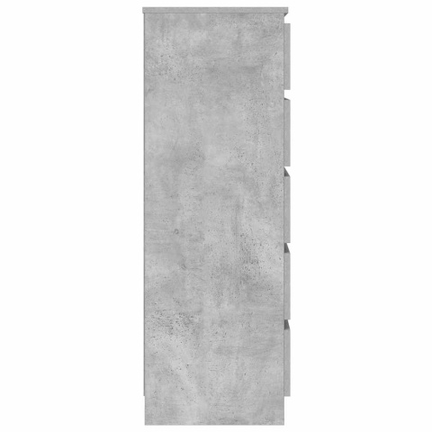  Komoda, szarość betonu, 60x36x103 cm, materiał drewnopochodny Lumarko!