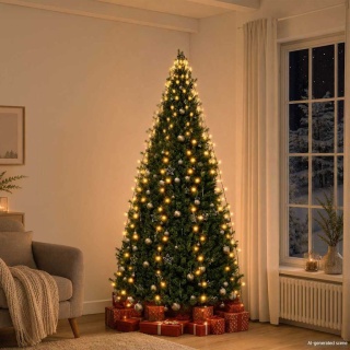  Lampki choinkowe w formie siatki, 250 LED, IP44, 250 cm Lumarko!