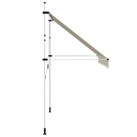  Markiza zwijana ręcznie, 300 cm, kremowa Lumarko!