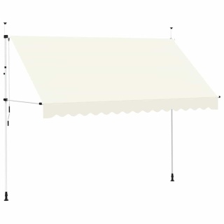  Markiza zwijana ręcznie, 350 cm, kremowa Lumarko!