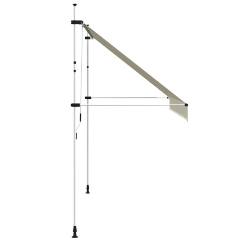  Markiza zwijana ręcznie, 350 cm, kremowa Lumarko!