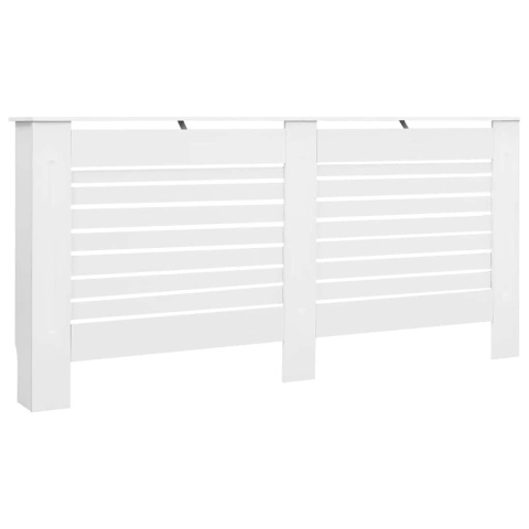  Osłona na kaloryfer, biała, 172x19x81,5 cm, MDF Lumarko!