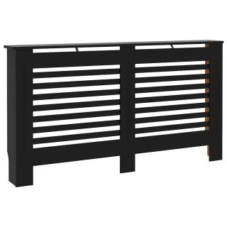  Osłona na kaloryfer, czarna, 152x19x81 cm, MDF Lumarko!