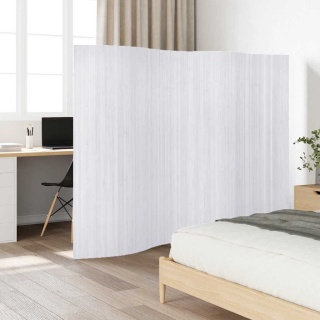  Parawan bambusowy, biały, 250 x 165 cm Lumarko!