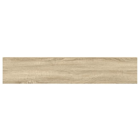  Półki ścienne, 4 szt., dębowo-białe, 120 x 23,5 x 3,8 cm, MDF Lumarko!