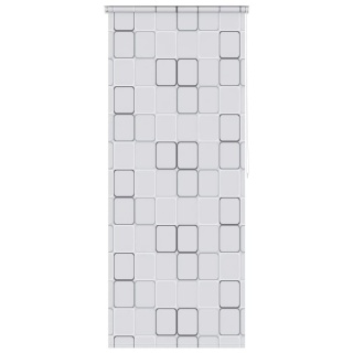  Roleta prysznicowa 80 x 240 cm, wzór w kwadraty Lumarko!