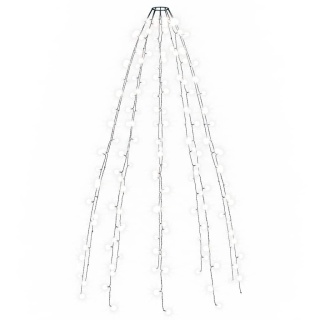  Siatka lampek choinkowych, 180 zimnych białych diod LED, 180 cm Lumarko!