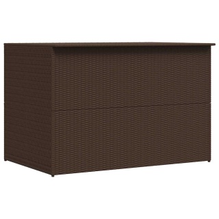  Skrzynia ogrodowa, brązowa, 150 x 100 x 100 cm, rattan PE Lumarko!