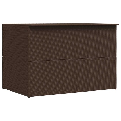  Skrzynia ogrodowa, brązowa, 150 x 100 x 100 cm, rattan PE Lumarko!