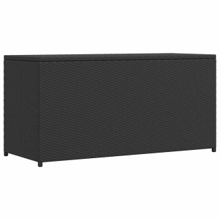  Skrzynia ogrodowa, czarna, 120 x 50 x 60 cm, rattan PE Lumarko!