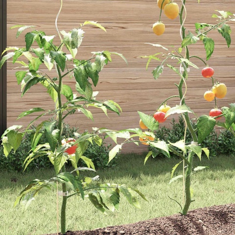  Spiralne podpórki do roślin, 20 szt, 110 cm, stal galwanizowana Lumarko!