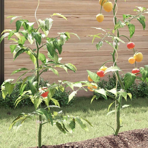 Spiralne podpórki do roślin, 5 szt., 110 cm, stal galwanizowana Lumarko!