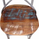  Krzesło barowe, lite drewno odzyskane Lumarko!