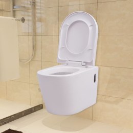 Lumarko Podwieszana toaleta ceramiczna, biała