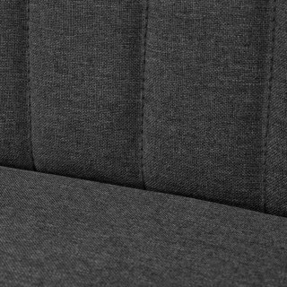  Sofa, 117x55,5x77 cm, ciemnoszara, tkanina Lumarko!