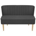  Sofa, 117x55,5x77 cm, ciemnoszara, tkanina Lumarko!