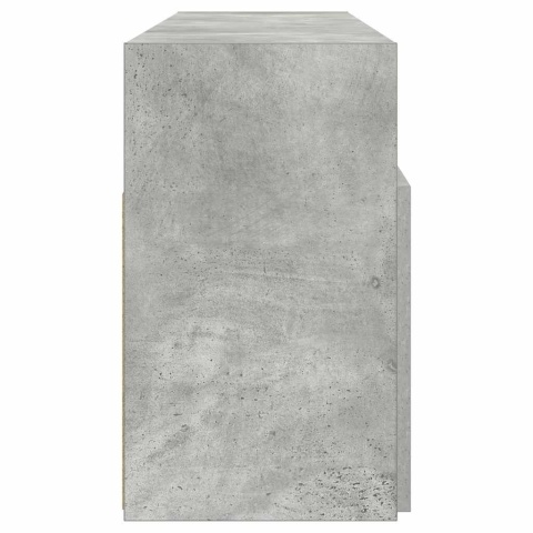  Szafka TV z oświetleniem LED, szarość betonu, 120x30x50 cm Lumarko!