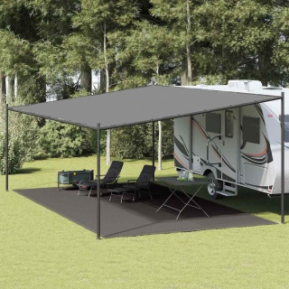  Wykładzina do namiotu, 400 x 700 cm, antracytowa Lumarko!