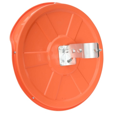  Wypukłe lustro drogowe, pomarańczowe, Ø30 cm, poliwęglan Lumarko!