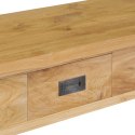  Stolik-konsola, lite drewno tekowe, 90 x 30 x 80 cm Lumarko!