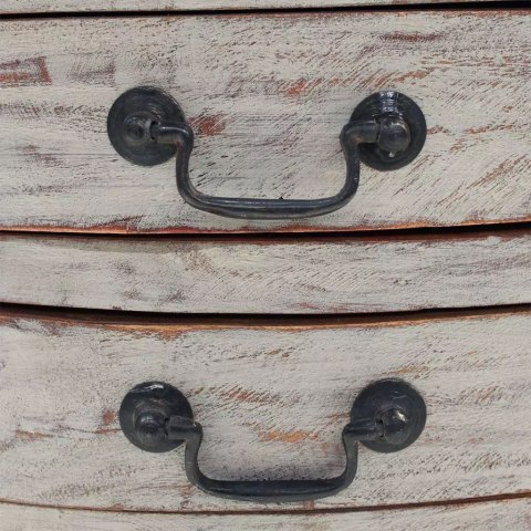  Szafka nocna, lite drewno z odzysku, 48 x 35 x 64 cm Lumarko!