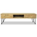  Szafka pod telewizor, 120 x 35 x 35 cm, lite drewno tekowe Lumarko!