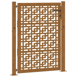  Brama ogrodowa 105x155 cm Stal nierdzewna Krzyż wzór Lumarko! Lumarko!