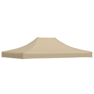 Dach do namiotu imprezowego, 4,5 x 3 m, beżowy, 270 g/m²