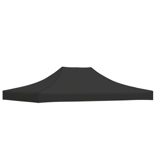 Dach do namiotu imprezowego, 4,5 x 3 m, czarny, 270 g/m²