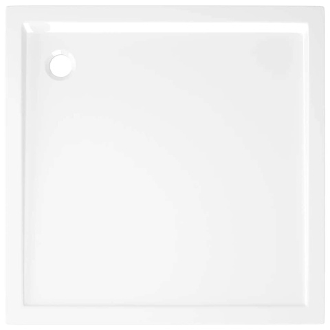 Kwadratowy brodzik prysznicowy, ABS, biały, 80x80 cm Lumarko!
