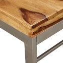  Stół jadalniany z litego drewna sheesham i stali, 180 cm Lumarko!