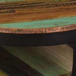  Stolik kawowy z drewna odzyskanego, 65x32 cm Lumarko!