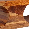  Stolik kawowy z litego drewna sheesham, 90x50x35 cm Lumarko!
