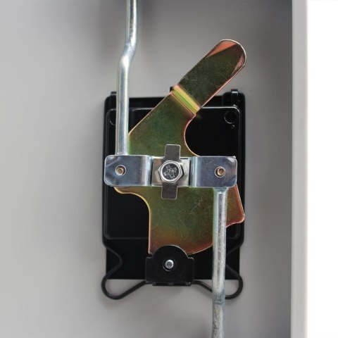  Szafa na dokumenty, 90x40x140 cm, stalowa, szara Lumarko!