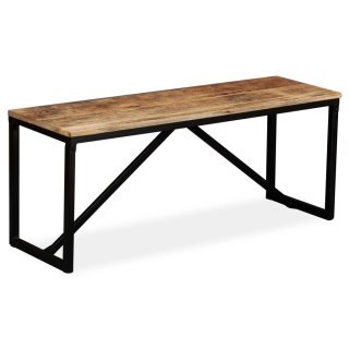  Ławka z drewna mango, 110x35x45 cm Lumarko!