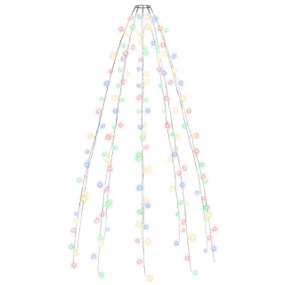 Siatka lampek choinkowych, 180 kolorowych diod LED, 180 cm Lumarko!